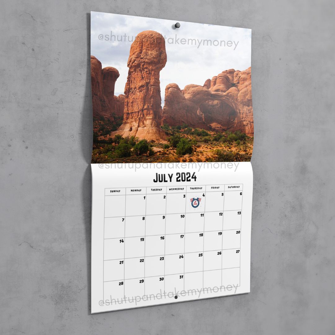 Naughty Nature 2024 Calendar