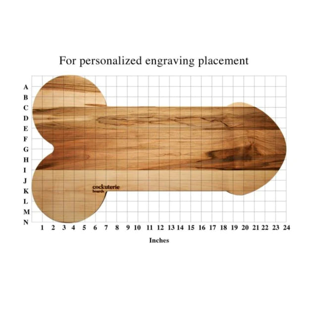 Cockuterie Penis Shaped Cutting Board