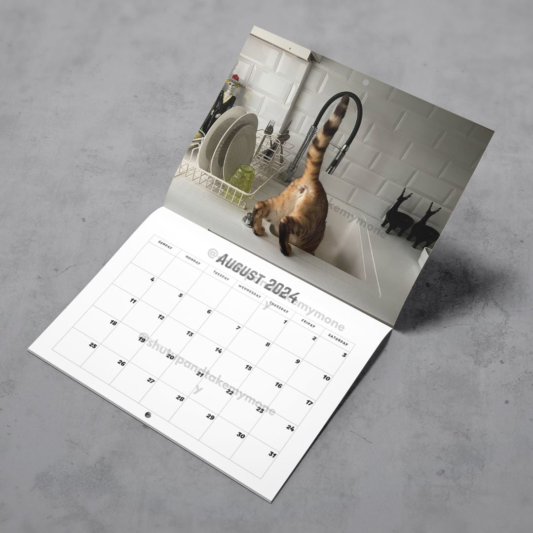 Cat Buttholes 2024 Calendar
