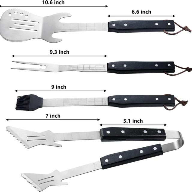 Guitar BBQ Grilling Set