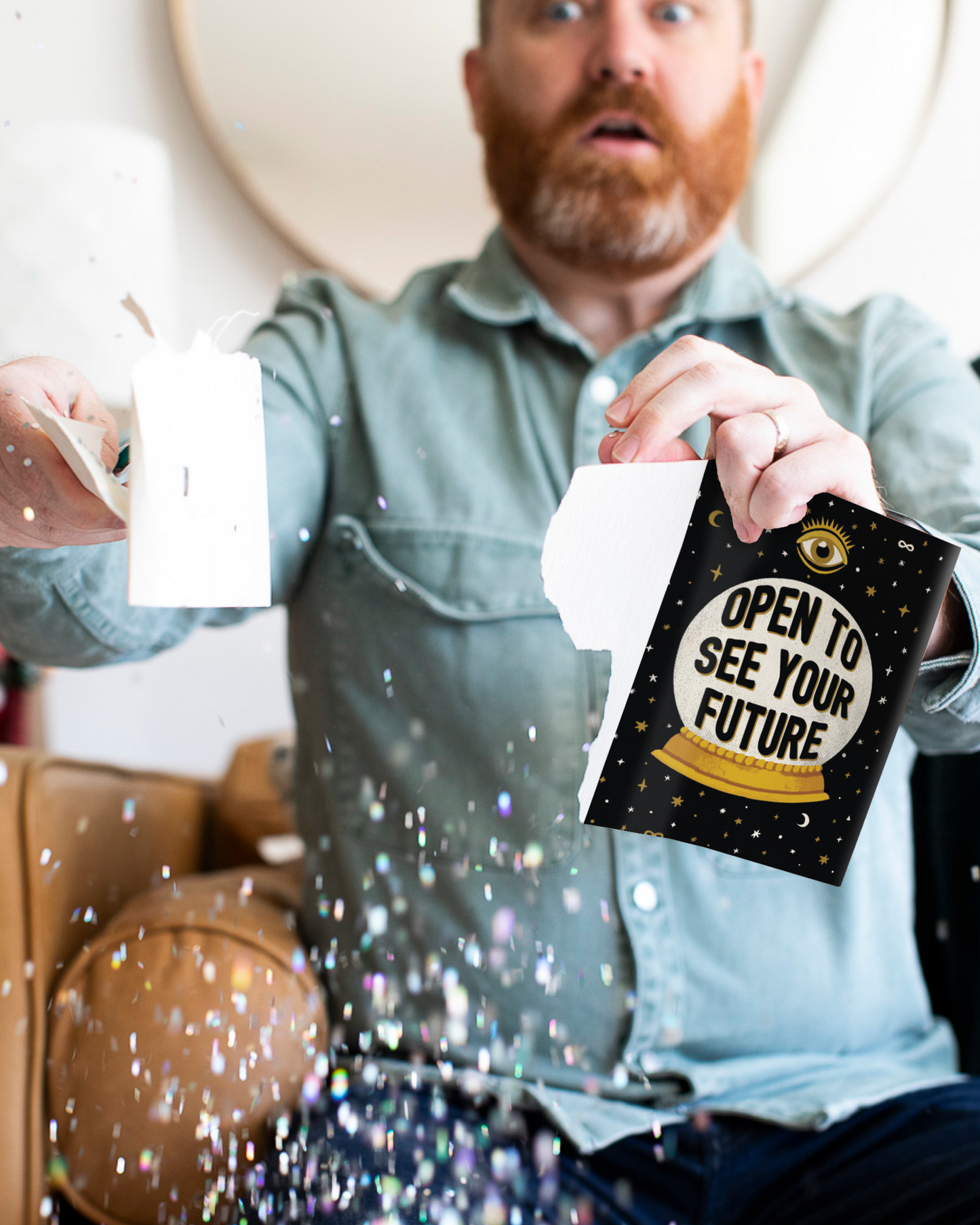 Endless All Occasion Fortune Card with Glitter