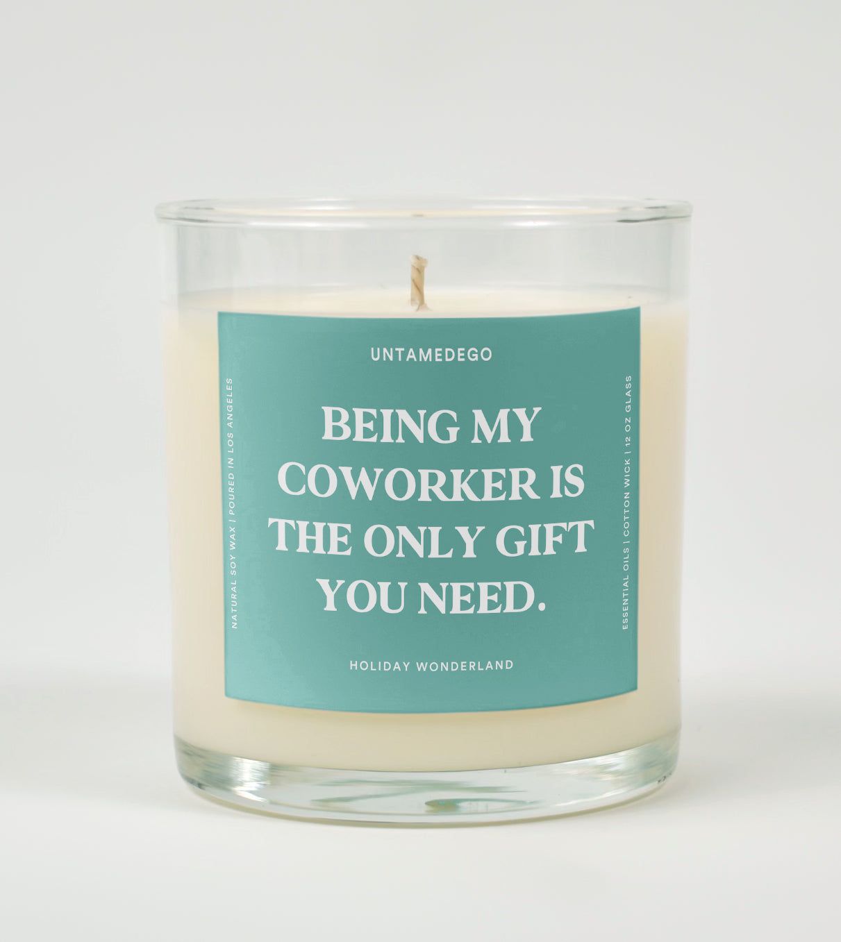 Being My Coworker Is The Only Gift You Need Glass Candle