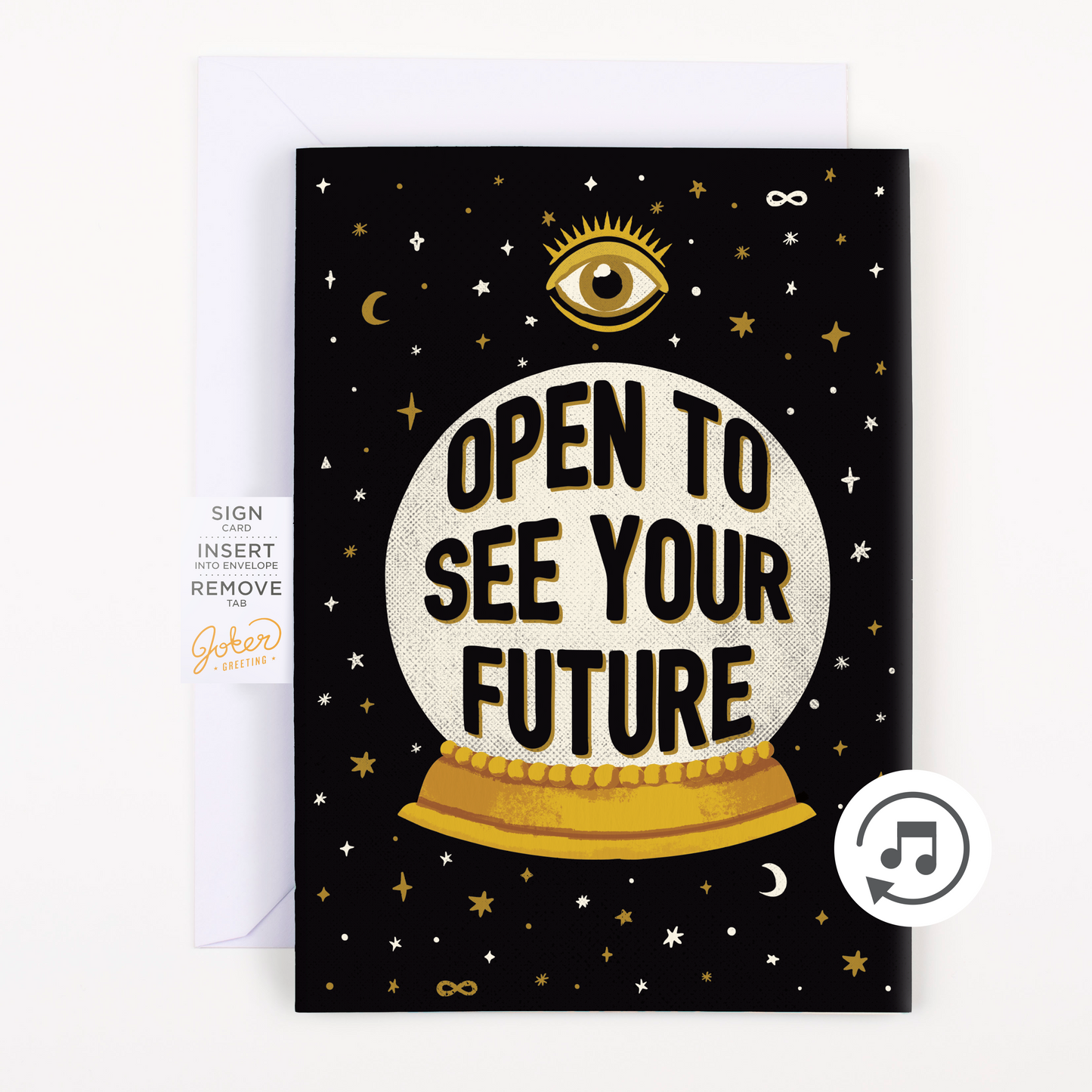 Endless All Occasion Fortune Card with Glitter