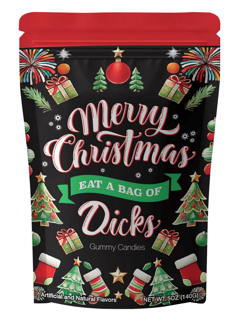 Gummy Christmas Bag of Dicks