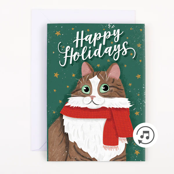 Endless Happy Holidays With Glitter Christmas Prank Card
