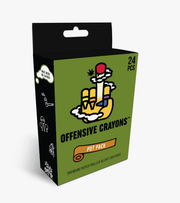 Pot Crayons, 12 pc case