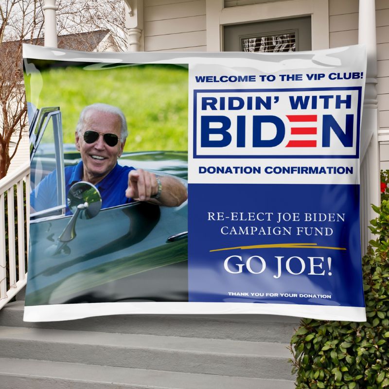 Ridin' With Biden Prank Package