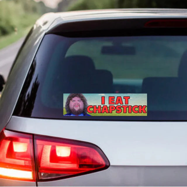 I Eat Chapstick (JD Vance) Car Decal Sticker
