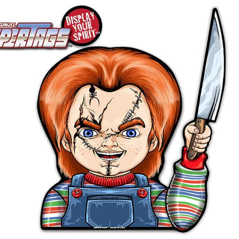 Killer Doll with a Knife WiperTag