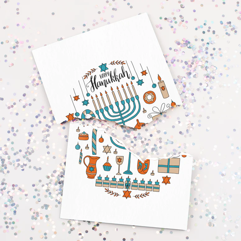 Endless Hanukkah With Glitter