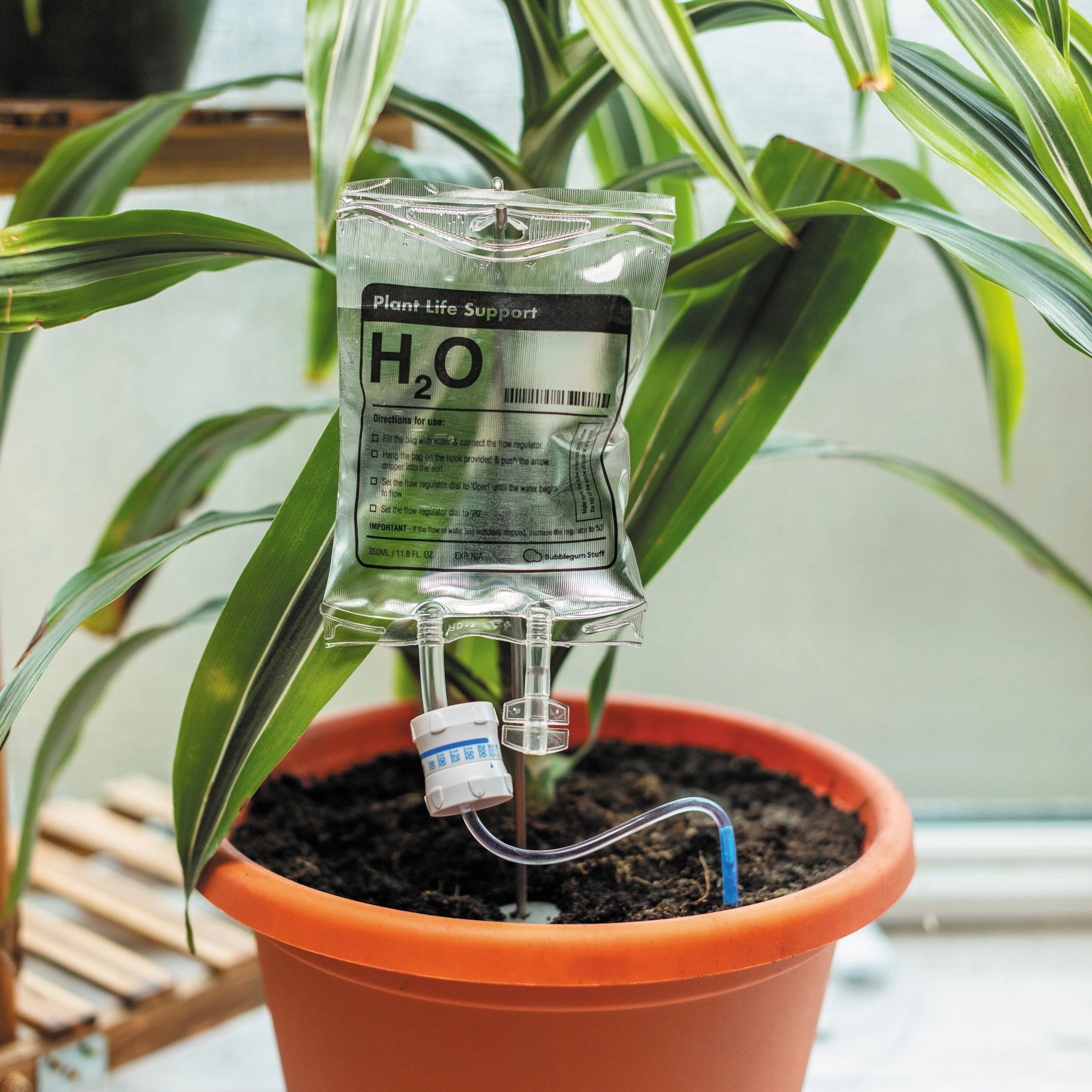 water system for indoor plants Plant Life Support Houseplant Watering Device – TireCockz