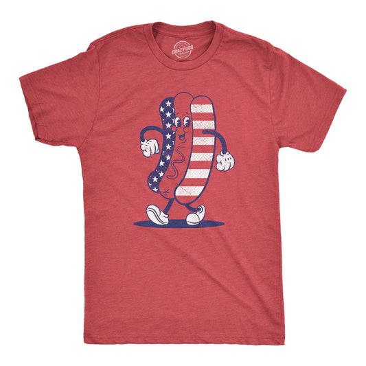 Fourth of July Hotdog Men's T-Shirt