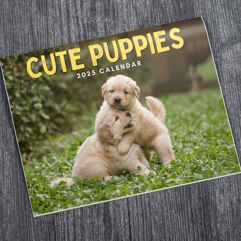 Cute Puppies 2025 Prank Calendar (PRE-ORDER)