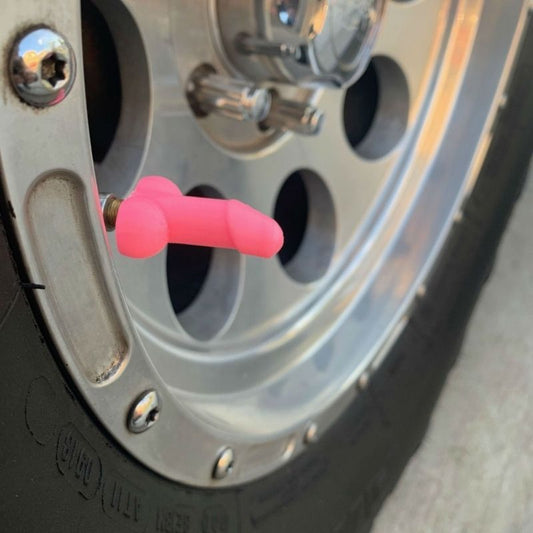 Tirecockz Prank Penis Shaped Valve Stem Cap - 4 Pack
