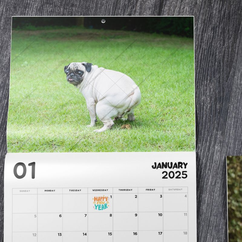 Cute Puppies 2025 Prank Calendar (PRE-ORDER)