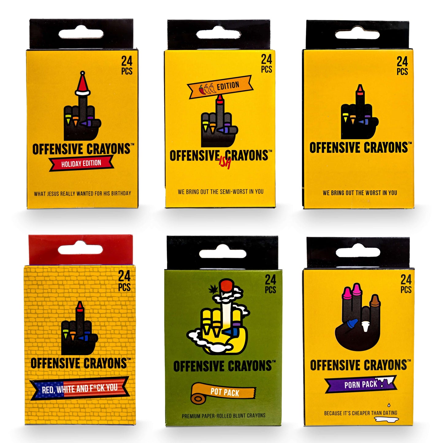 ALL 6 Editions: Offensive Crayons