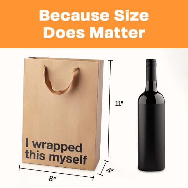 "Wrapped this myself" Gift Bag