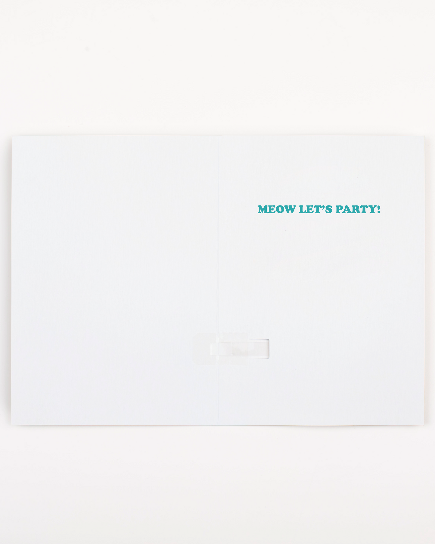 Endless Cool Cat Birthday Card with Glitter