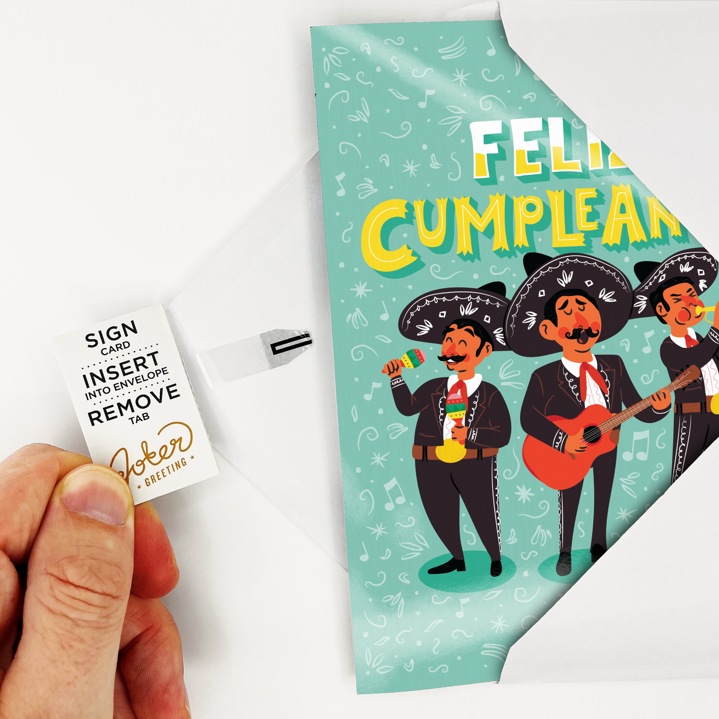 Endless Feliz Cumpleaños Card with Glitter
