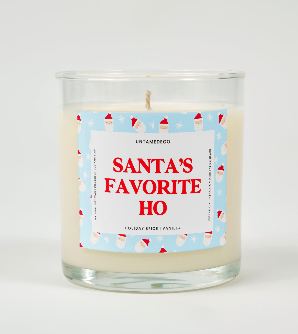 Santa’s Favorite Ho | Funny Christmas Candle