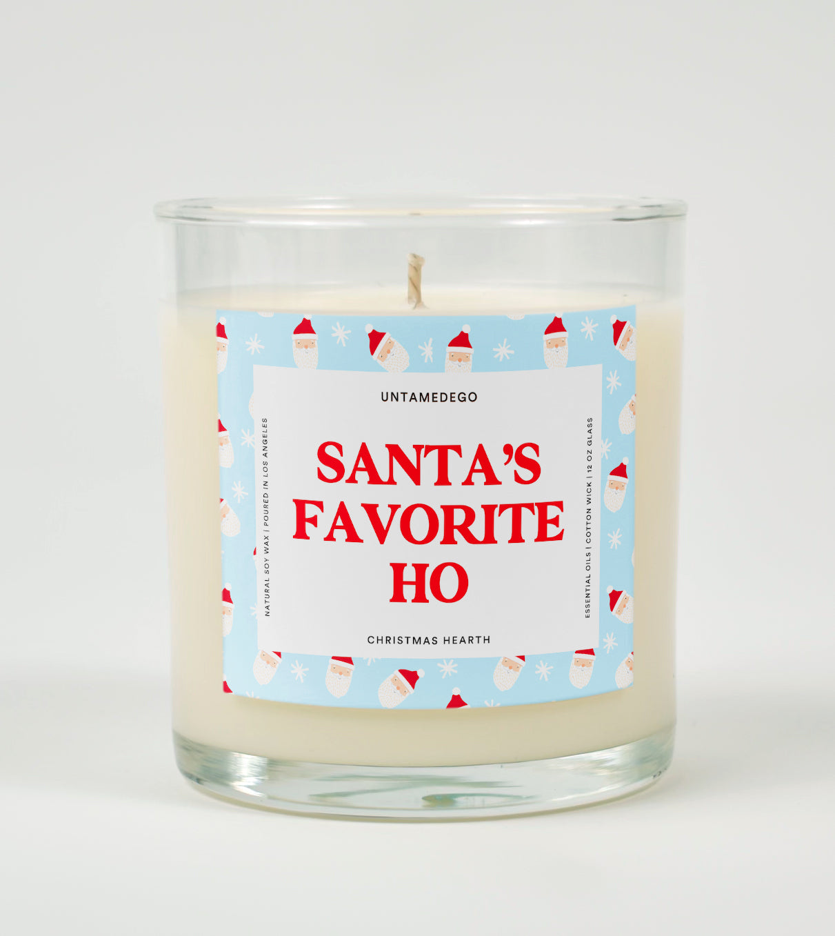 Santa’s Favorite Ho | Funny Christmas Candle