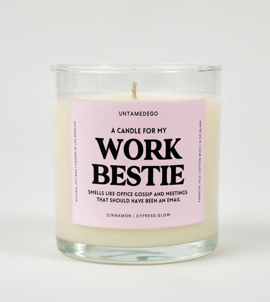 A Candle for My Work Bestie | Funny Candle