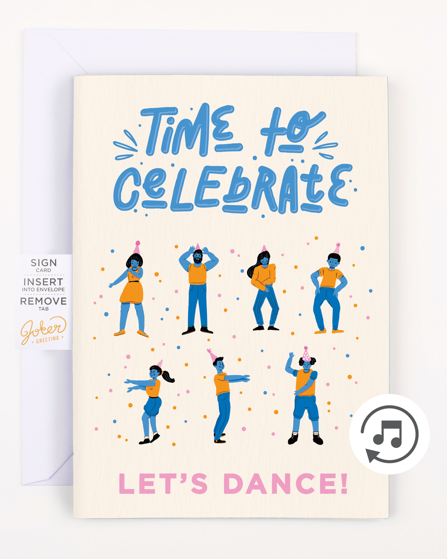 Endless Macarena Card with Glitter