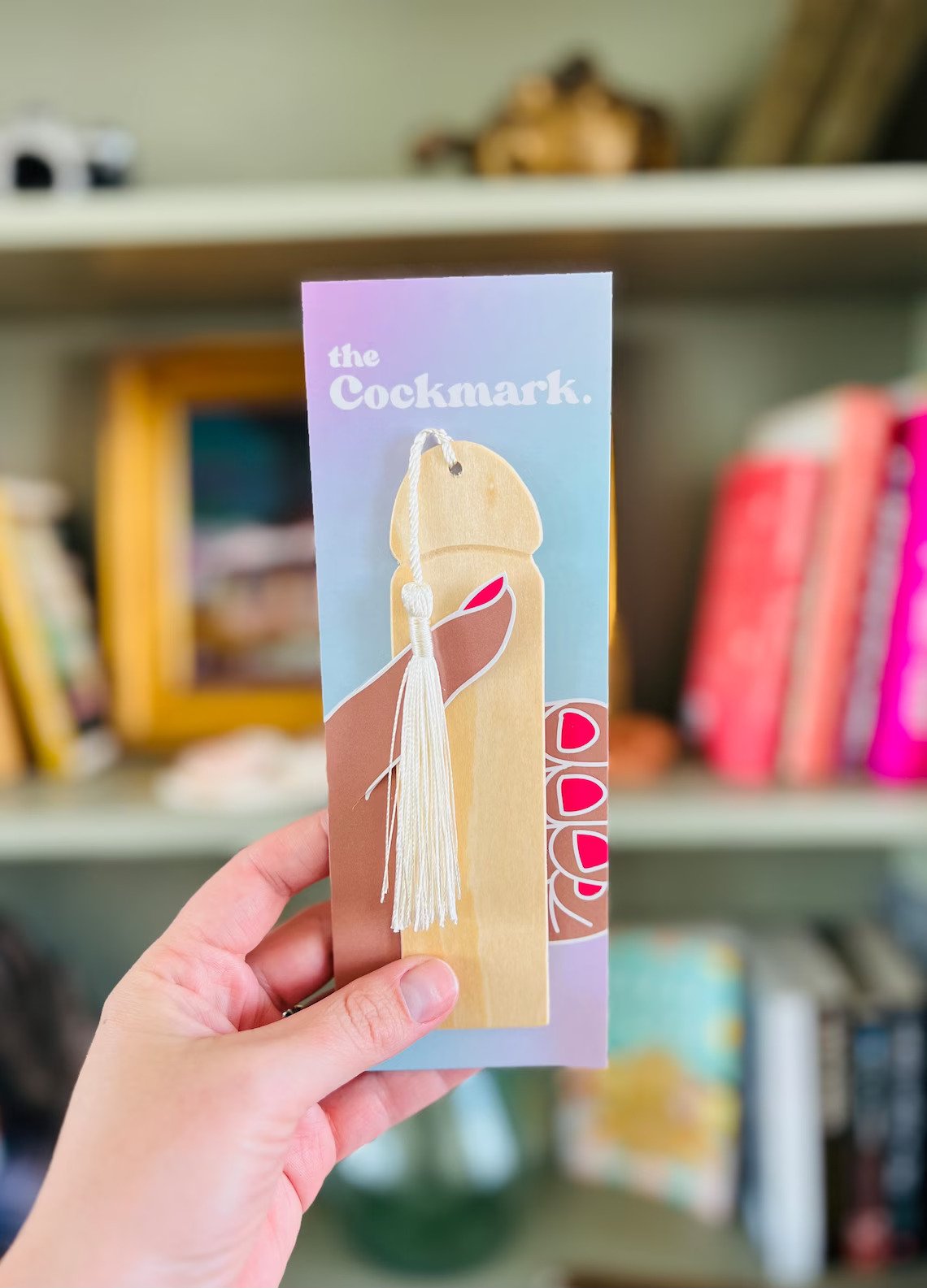 The CockMark Dick Shaped Bookmark
