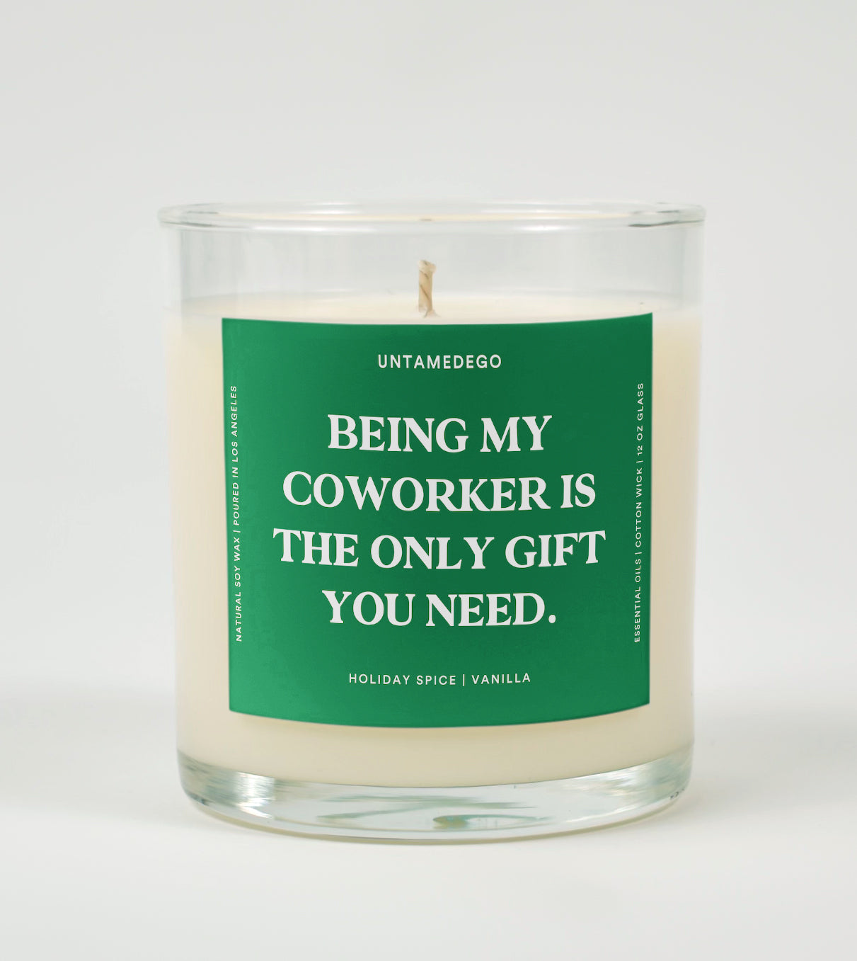 Being My Coworker Is The Only Gift You Need Glass Candle