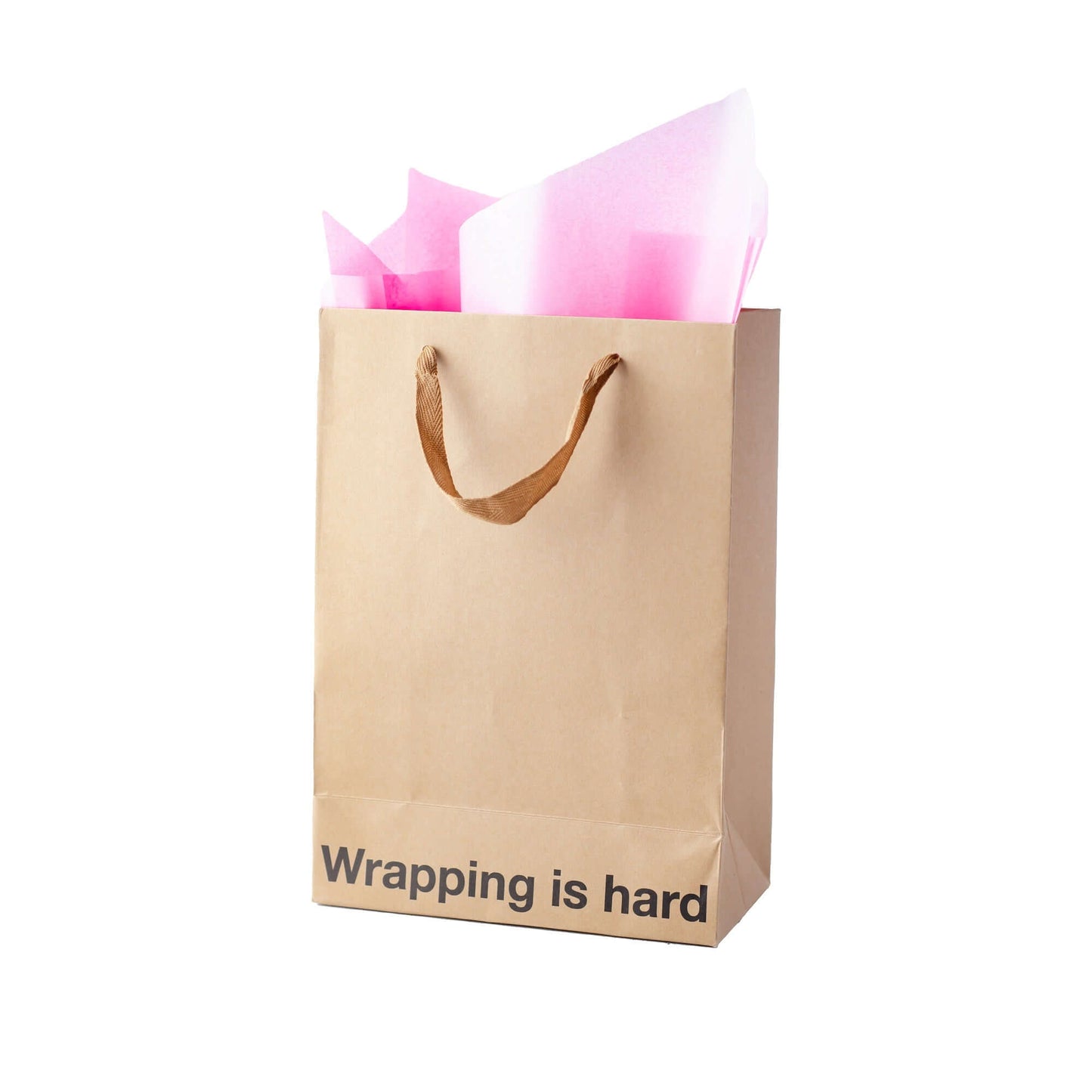 "Wrapping is hard" Gift Bag