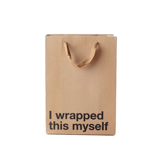 "Wrapped this myself" Gift Bag