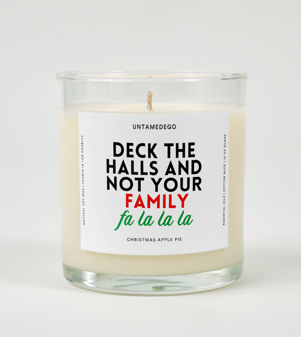Deck the Halls and Not Your Family | Funny Christmas Candle