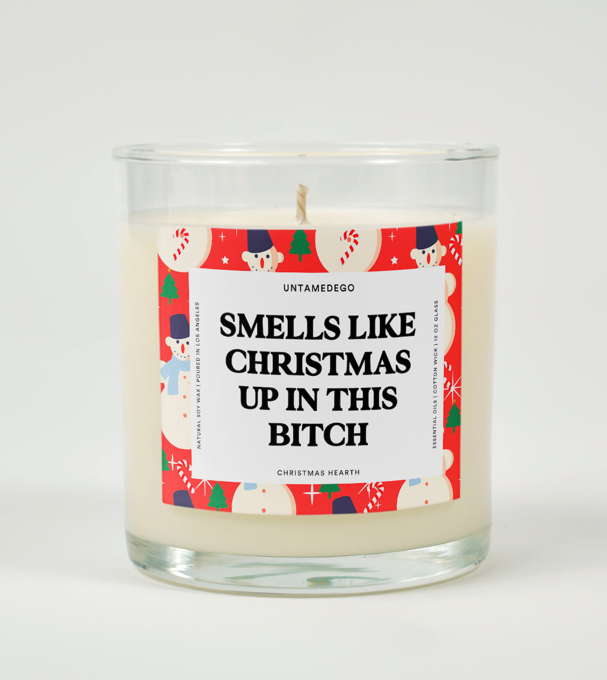 Smells Like Christmas Up in This Bitch | Funny Holiday Candle