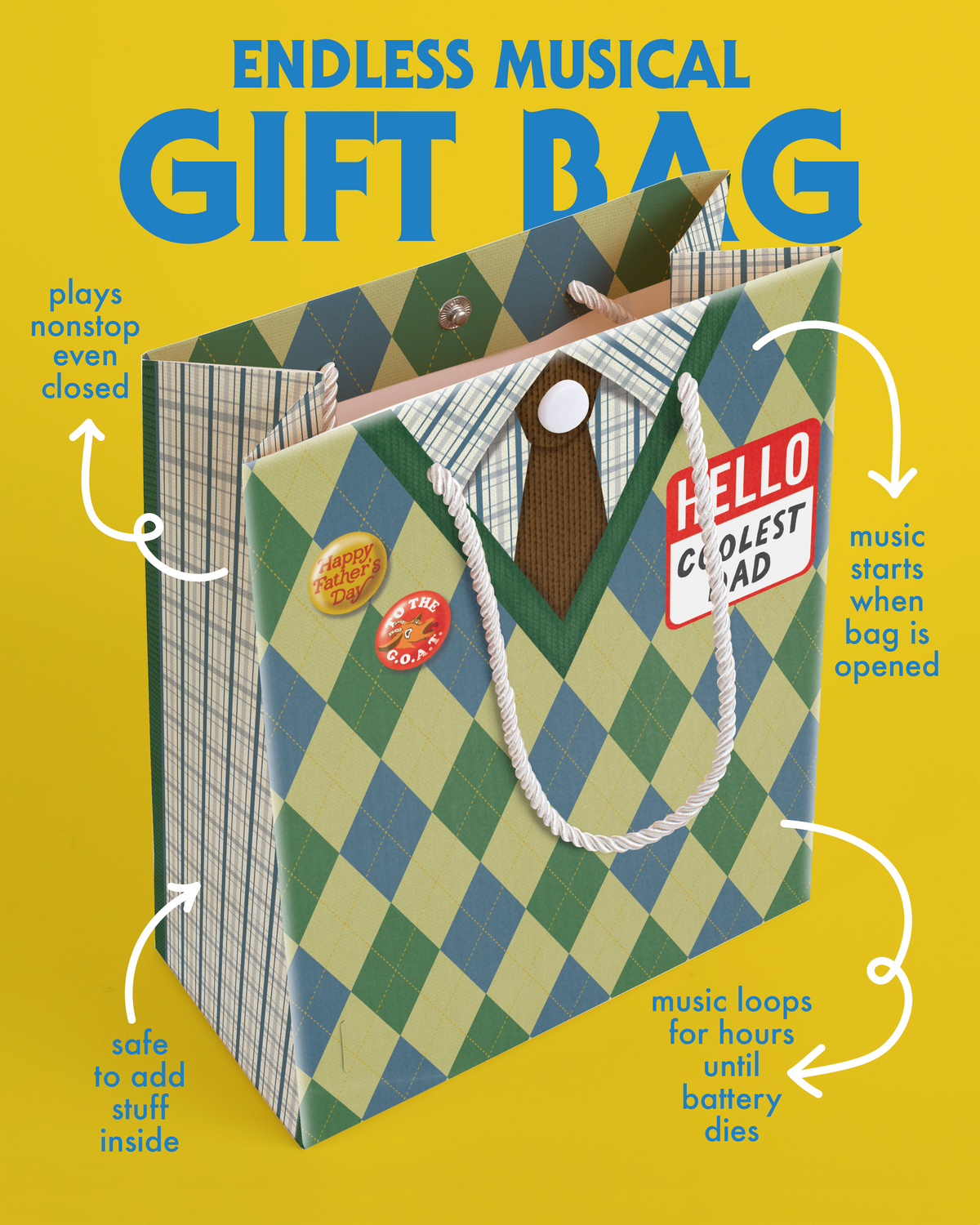 Endless Father's Day GOAT Gift Bag