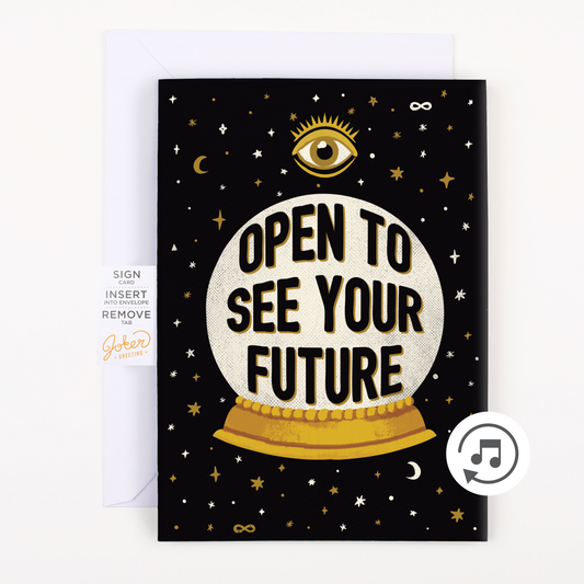 Endless All Occasion Fortune  Card with Glitter