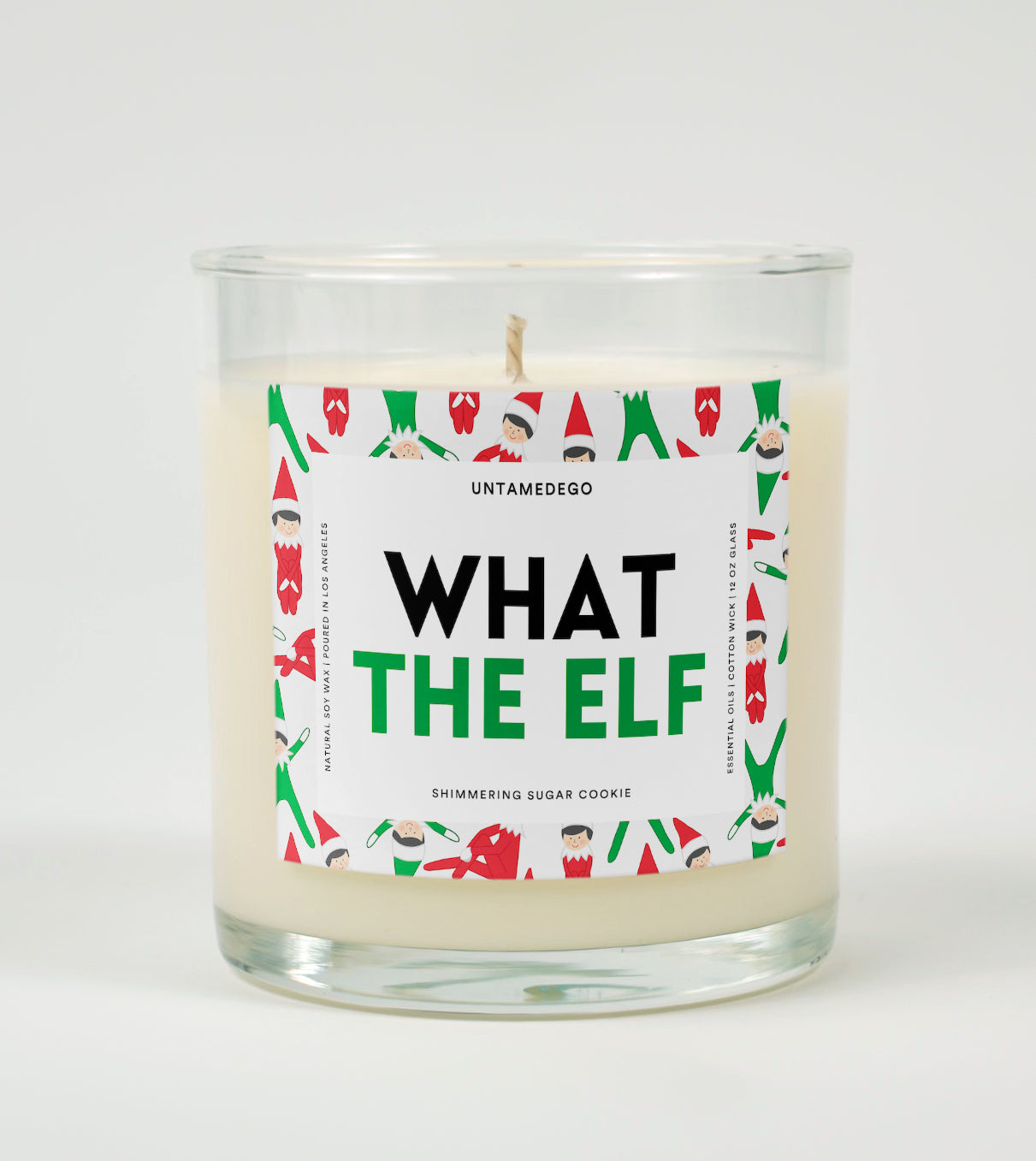 What the Elf | Funny Christmas Candle