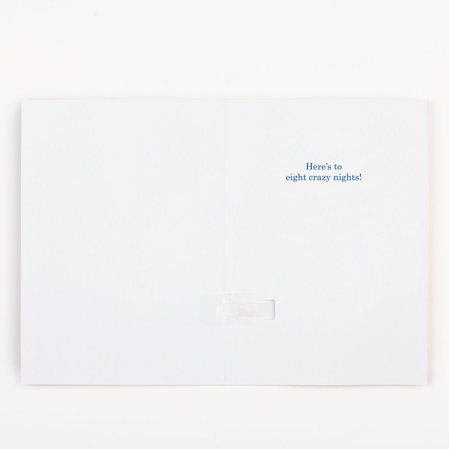 Endless Hanukkah Card with Glitter