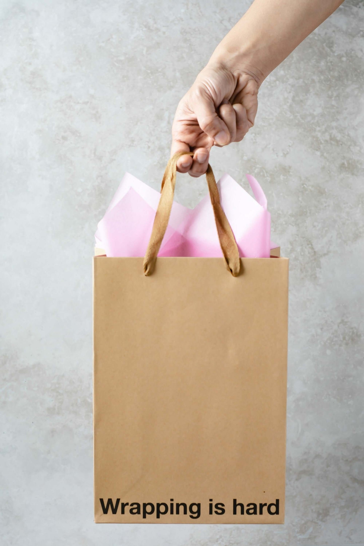 "Wrapping is hard" Gift Bag