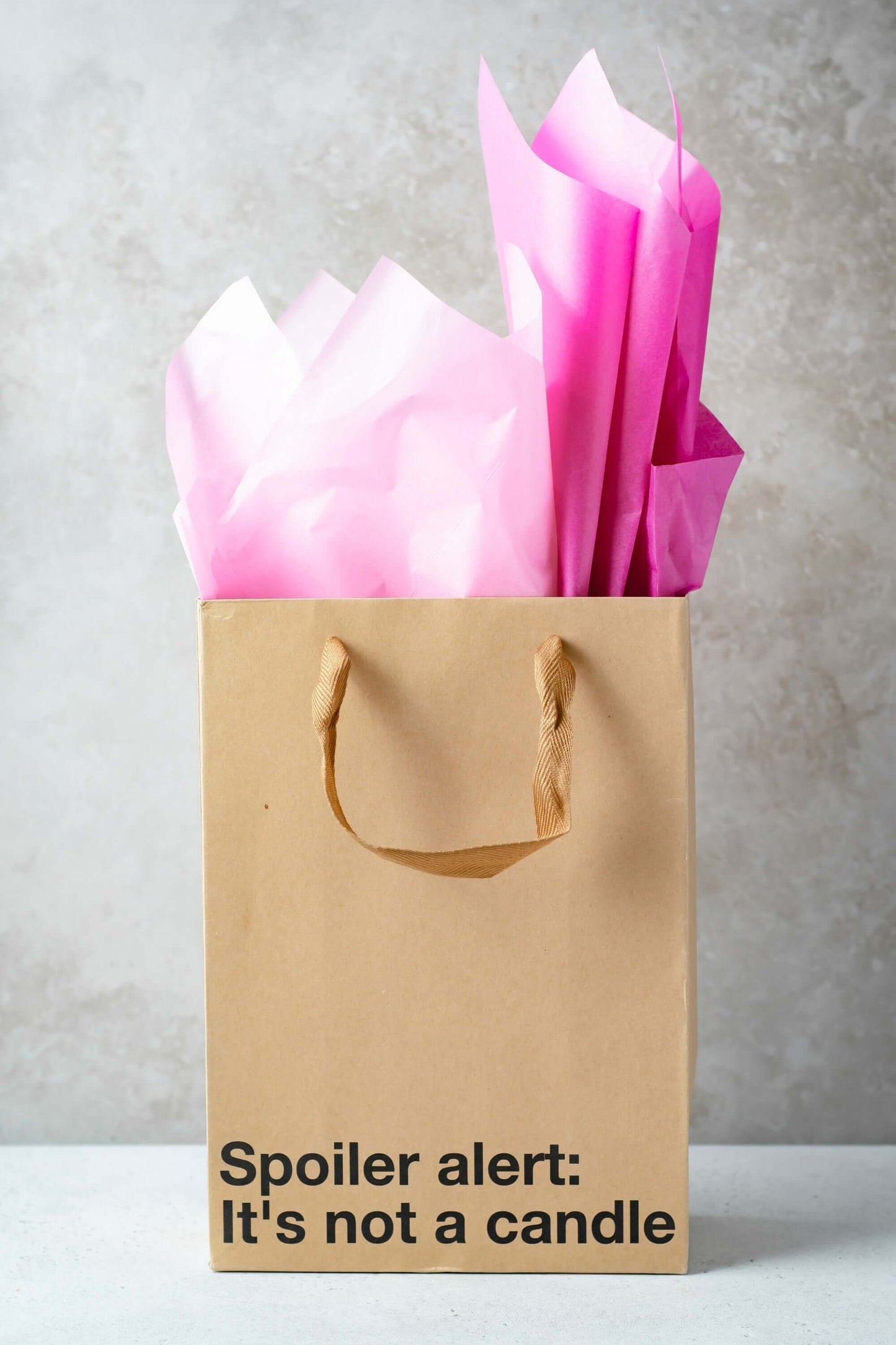 "Not A Candle" Gift Bag