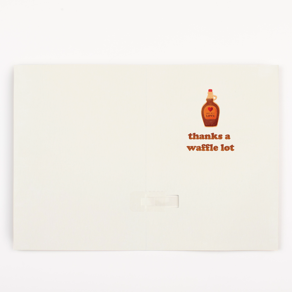Endless "Never Gonna Give You Up" Mother's Day Card with Glitter