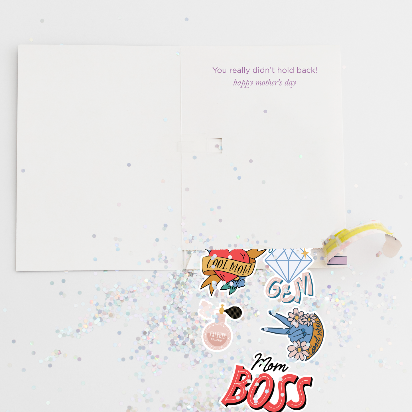 Endless Mother's Day Fart Card with Pull Surprise