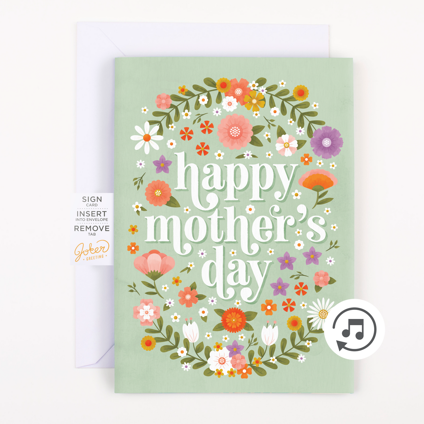 Endless Baby Cry Mother's Day Card with Glitter