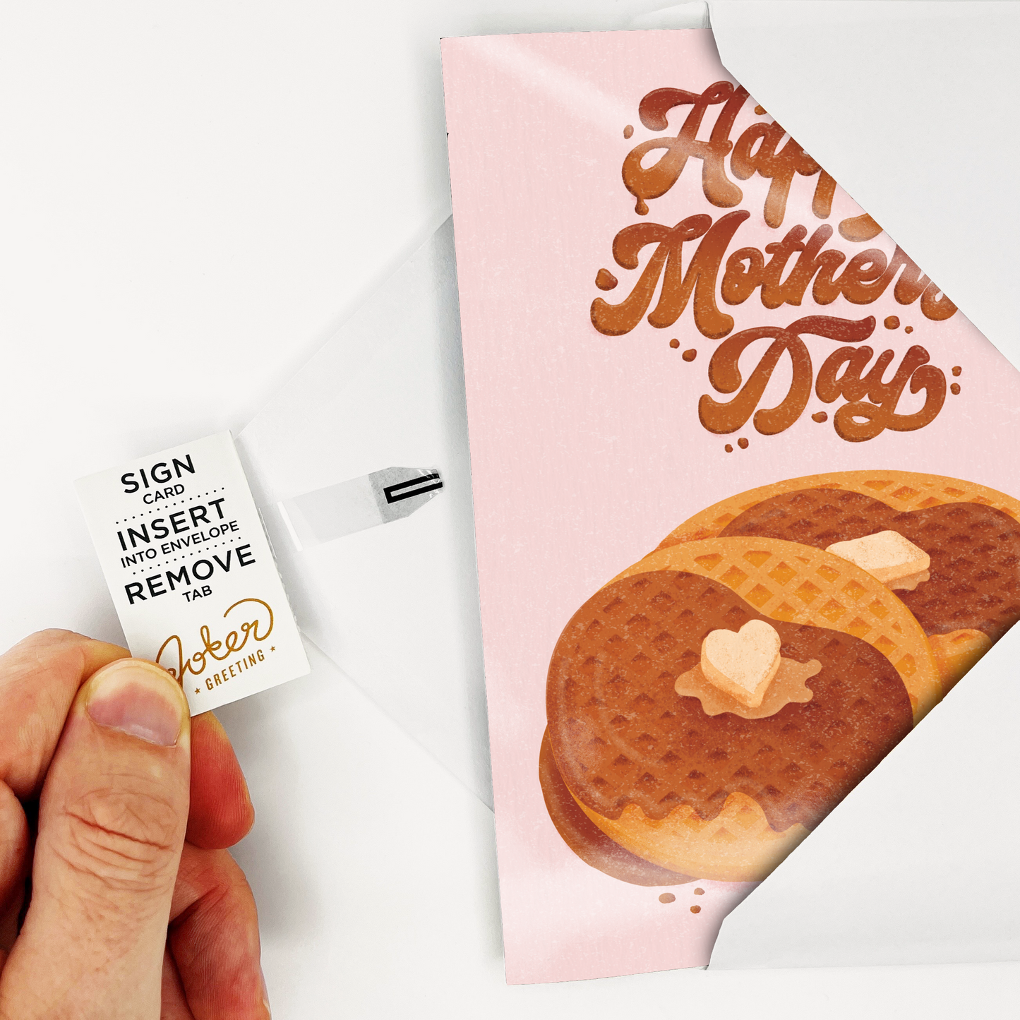 Endless "Never Gonna Give You Up" Mother's Day Card with Glitter