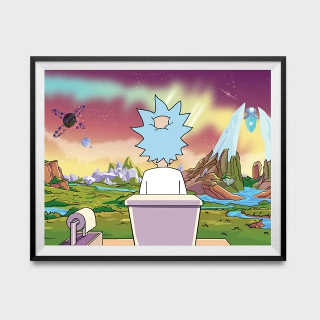 RM Inspired Bathroom Poster 11x17