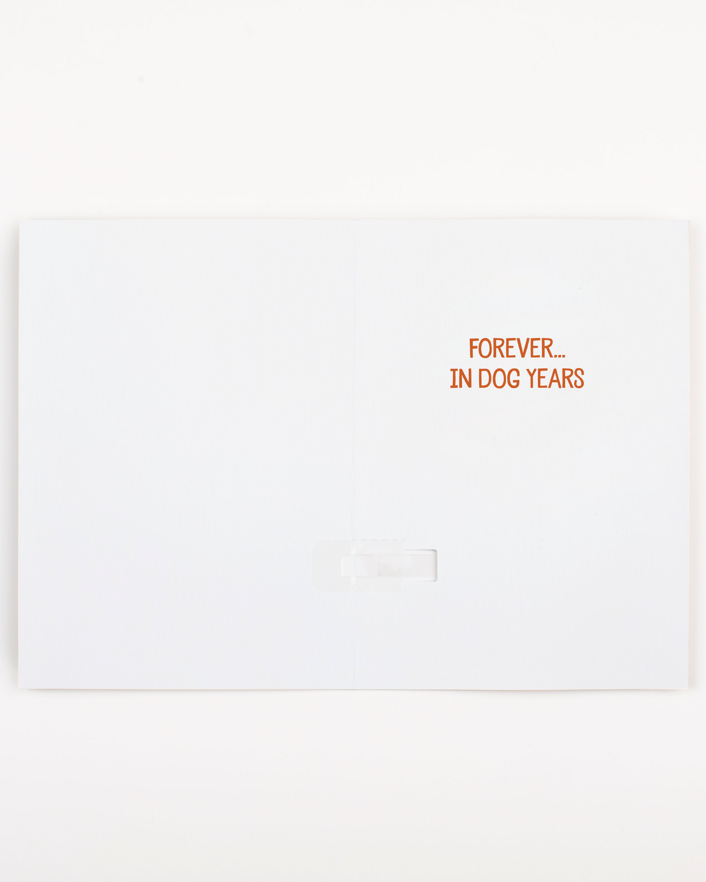 Endless Never Gonna Give You Up Thank You Card With Glitter