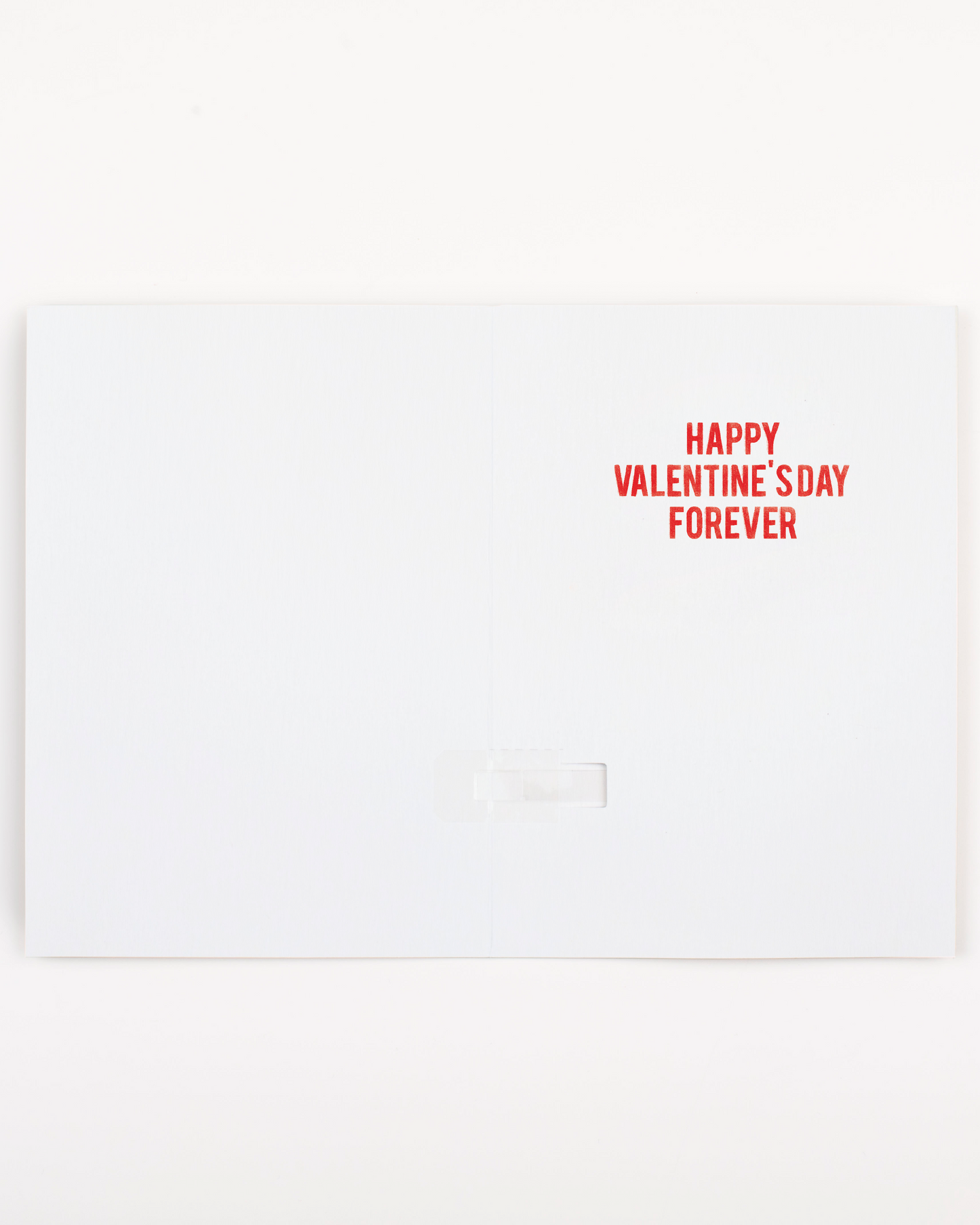 Endless Never Gonna Give you Up Valentines Card with Glitter