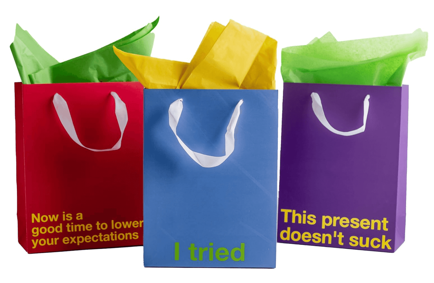 Colored Gift Bag Set