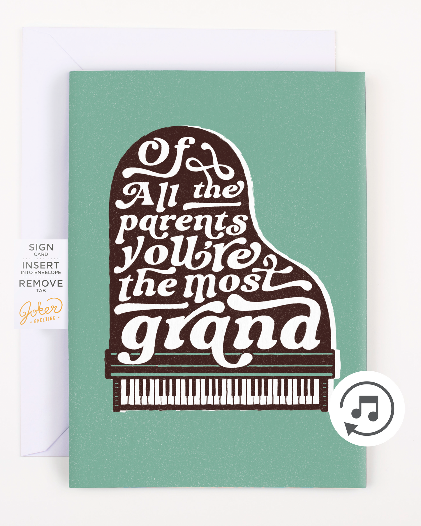 Endless Thank You Grandparent Card with Glitter