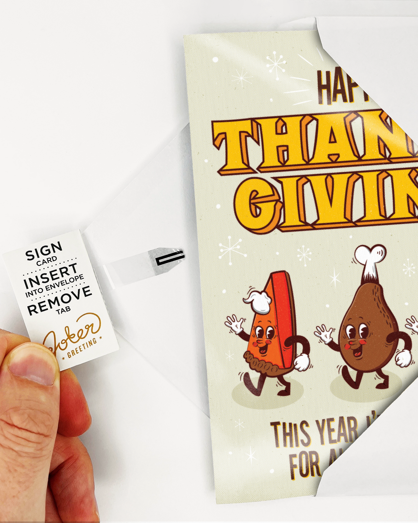 Endless Thanksgiving Card with Glitter