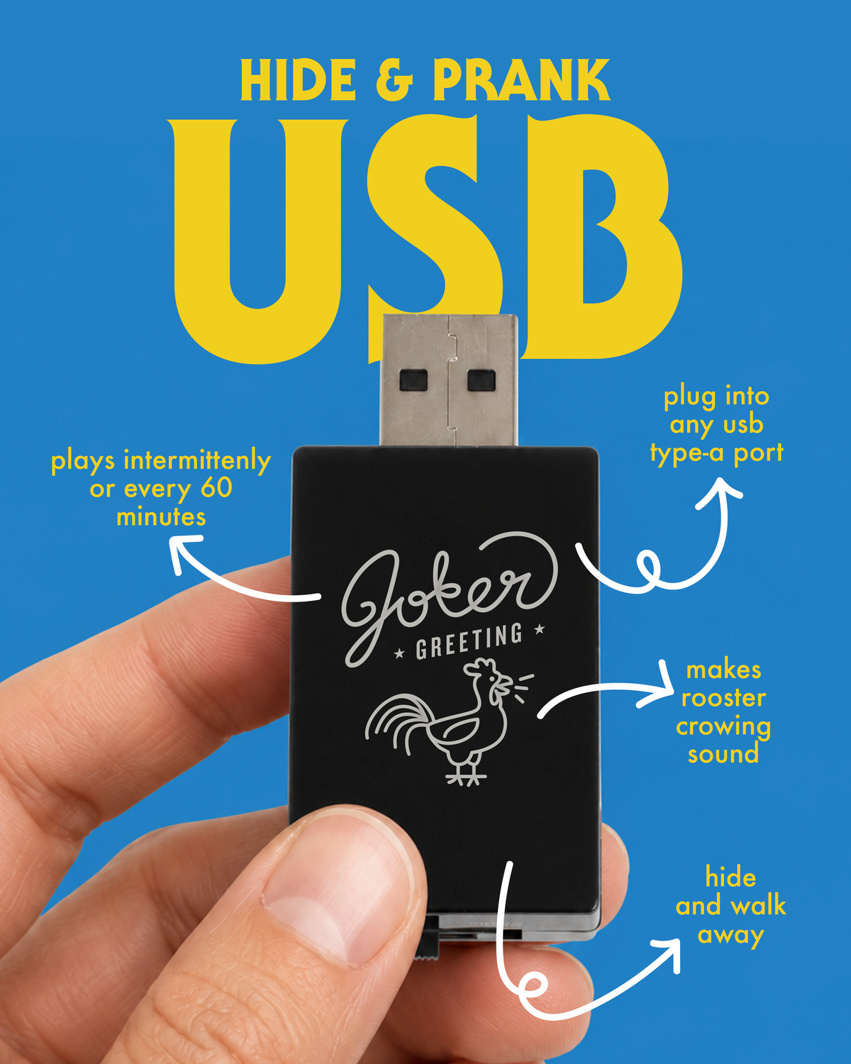 USB Rooster Crowing Prank